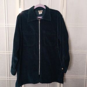 Vintage 1990's Cenza Corduroy Zip Up Jacket